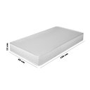 Ver mais imagens de Neloja Colchão Espuma D33 Conforto 188 X 88 X 12 Cm Tamanho Solteiro Quarto Nacional Cor Branco