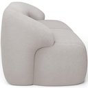 Ver imagem 2 de Sofá 3 Lugares Curvo Orgânico com 02 Poltronas Living 250cm Barolo L06 Bouclê Cinza