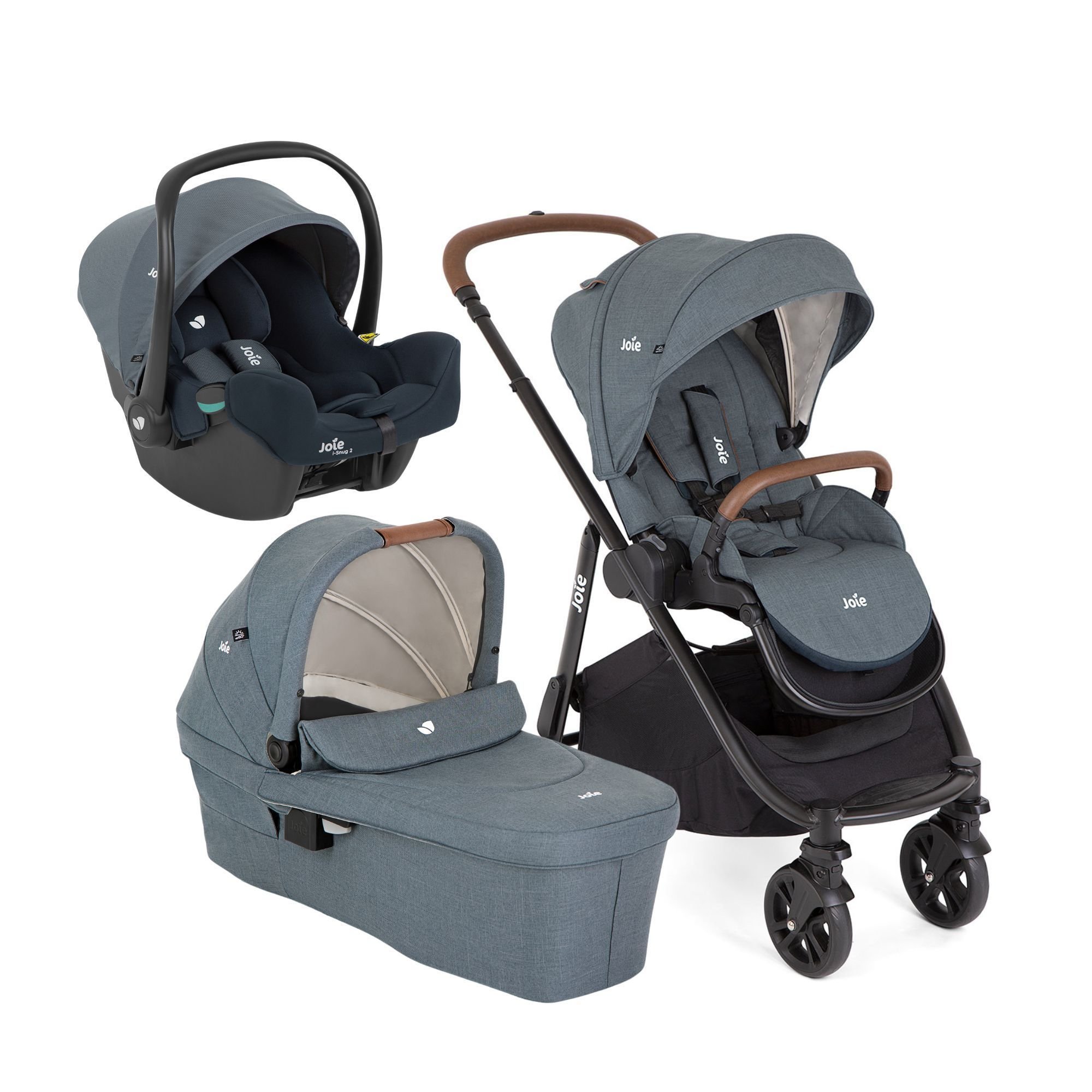 Trio Carrinho Versatrax + Moisés + Bebê Conforto Lagoon - Joie ...