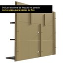 Ver mais imagens de Painel para Tv até 60 Polegadas Madesa Alfa com Prateleiras e Nichos - Rustic