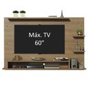 Ver imagem 6 de Painel para Tv até 60 Polegadas Madesa Alfa com Prateleiras e Nichos - Rustic