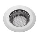 Ver imagem 1 de Ref: 6095 Ralos para Pia com Borda em Aço Inoxidável Cozinha 11,5 Cm: Cinza