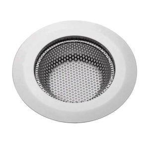 Ref: 6095 Ralos para Pia com Borda em Aço Inoxidável Cozinha 11,5 Cm: Cinza