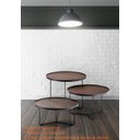 Ver imagem 3 de Mesa Lateral Kevin Baixa Castanho Bronze 61 Cm (larg) - 42034
