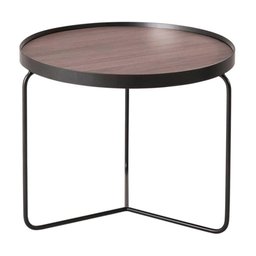 Mesa Lateral Kevin Baixa Castanho Bronze 61 Cm (larg) - 42034 - 1