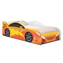 Ver imagem 3 de Cama Carro Menino Laranja Solteiro Com Colchão