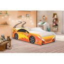 Ver imagem 4 de Cama Carro Menino Laranja Solteiro Com Colchão