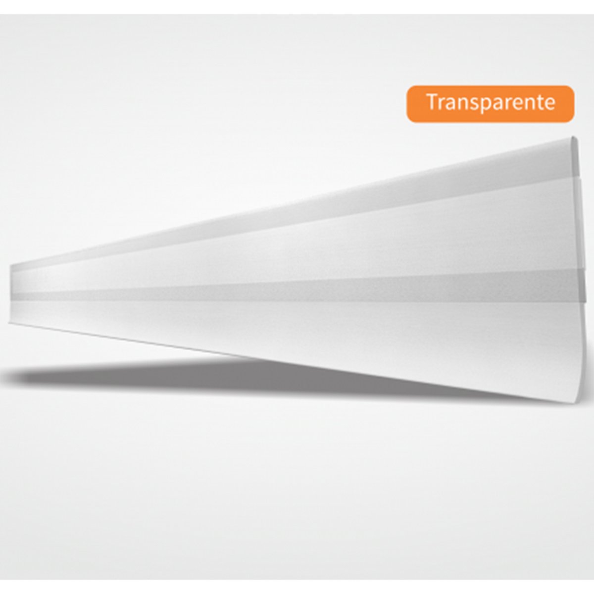 Veda Porta 100cm Silicone Transparente Autoadesivo Ajustável - 3