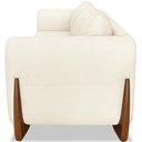 Ver imagem 2 de Sofa Jolie 2 Lugares 160cm Pes Boomerang Linho 211 Natural Ezz Natural
