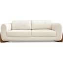 Ver imagem 4 de Sofa Jolie 2 Lugares 160cm Pes Boomerang Linho 211 Natural Ezz Natural