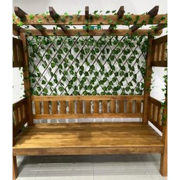 Treliça Cerca Painel Artificial 1.20x2.00m Folhagem Verde - 6