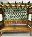 Ver imagem 6 de Treliça Cerca Painel Artificial 1.20x2.00m Folhagem Verde