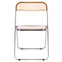 Ver imagem 3 de Kit 8 cadeiras jantar design dobrável cristal acrílico transparente Italia