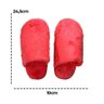 Pantufa Feminina Aconchegante Felpuda Tamanho 36 37 Rosa Conforto Casual - 2
