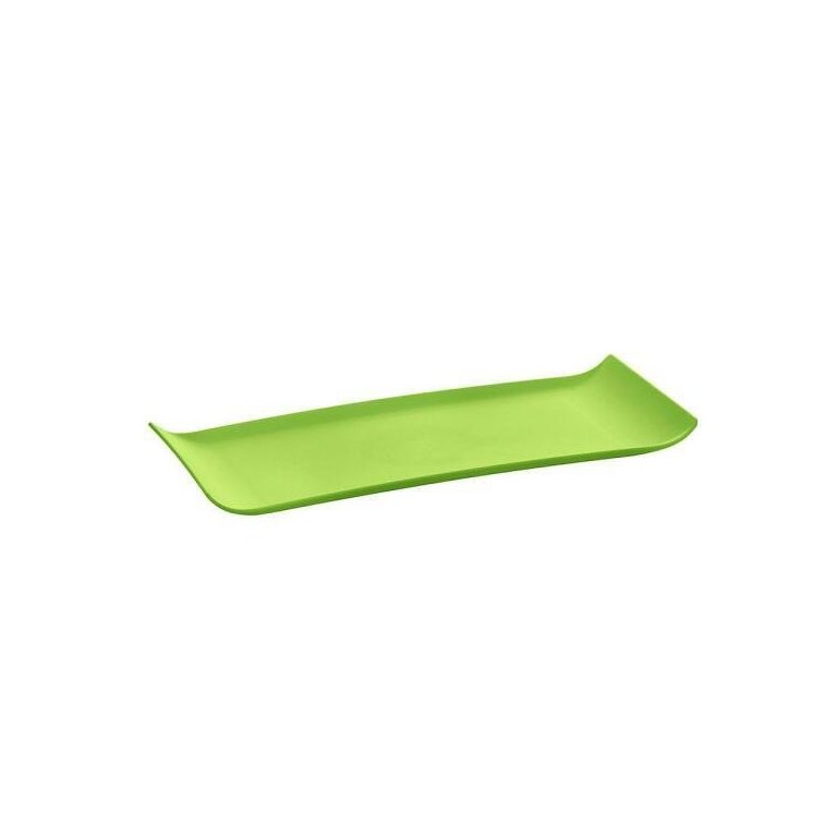 Bandeja Servir Vemplast 15X40 Tropical Polipropileno Verde