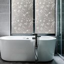 Ver imagem 5 de Pelicula Adesivo Eletrostatica Vidro Jateado Galhos e Flores