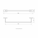 Ver imagem 2 de Porta Toalha Banho - Rosé Fosco - Color Dom