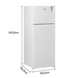 Geladeira Refrigerador Hq Defrost 230 Litros Hq-230rdf Branco 127v - 4