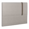 Cabeceira Home 140cm para Cama Box Casal em Tecido Tipo Linho - 1