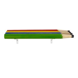 Kit 2 Prateleiras Organizadora Decoração Infantil Lápis:colorido - 3
