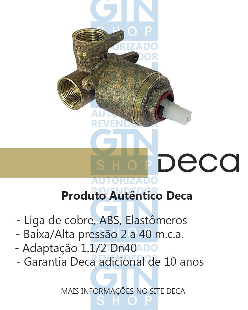 Registro Base Monocomando Chuveiro Bp/ap Dn20 3/4 (4493.000) Deca com 2 Peças - 6