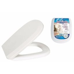Assento Almofadado Retangular Branco P Vaso Quadrado - 2