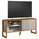 Ver imagem 1 de Rack Bancada de TV 55 Polegadas Glossy L06 Nature/Off White - Mpozenato