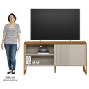Ver imagem 5 de Rack Bancada de TV 55 Polegadas Glossy L06 Nature/Off White - Mpozenato