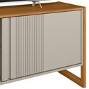 Ver imagem 7 de Rack Bancada de TV 55 Polegadas Glossy L06 Nature/Off White - Mpozenato