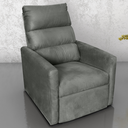 Ver imagem 1 de Poltrona Reclinável do Papai Neiva Suede Chumbo