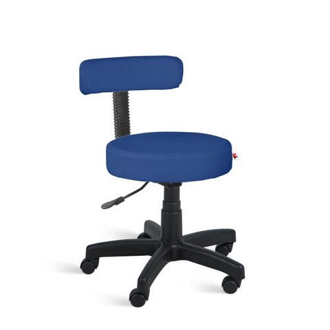 Cadeira Mocho Giratória Couro Sintético