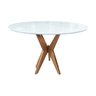 Mesas de Jantar Pandora Casa MAD Mesa Cone Branco 1m - 2