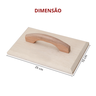 Desempenadeira de Madeira Master 15 X 25 Cm Durín - 3