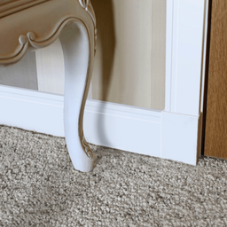 Rodapé Poliestireno Frisado Branco 10cm Br 2,40m - Arquitech 51010 - 1