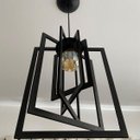 Ver imagem 4 de Lustre Pendente Rustico Madeira Teto Sala Cozinha Retângulo