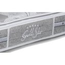 Ver imagem 2 de Cama Box Baú King: Colchão Molas Castor Pocket Super Luxo Látex SLX + Base CRC Suede Gray(193x203)