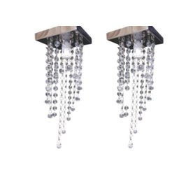 Lustre Pendente Moderno Para Forro Pvc Sala Kit 2 Unidades - 3