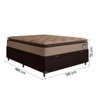 Cama Box Baú Casal Colchão Espuma D33 Pillow Top Van Gogh 138x188x70cm Hellen - 4