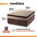 Ver imagem 3 de Cama Box Baú Casal Colchão Espuma D33 Pillow Top Van Gogh 138x188x70cm Hellen