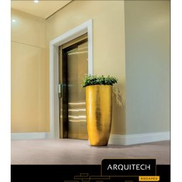 Guarnição Poliestireno 10cm Frisado Preto 41010 Arquitech - 3