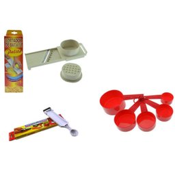 Kit Cortador Batata Palito e Boleador e Medidoras 4 Xícaras - 1