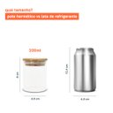 Ver imagem 5 de Potes de Vidro para Mantimentos com Tampa Bambu 200Ml - 5 Pçs