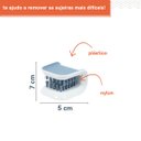 Ver imagem 2 de ESCOVA PARA LAVAR TALHERES AZUL