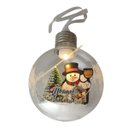 Ver imagem 7 de Bola Enfeite Arvore Natal Natalino Boneco de Neve Luz Led Festa Fim de Ano Decoraçao Enfeite Evento