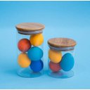 Ver imagem 6 de Conjunto de 6 Potes Herméticos de 400 Ml com Tampa de Bambu