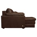 Ver imagem 7 de Sofá Decorativo Piece Bipartido Retrátil Sala de Estar 215cm Couro Caramelo G58 - Gran Belo