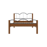 Cama Casal Mdf Oasis Preto/nature 151x202cm Estilo Retrô:nature - 2