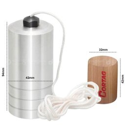 Prumo de Parede em Aço Maciço 1Kg - Cortag - 2