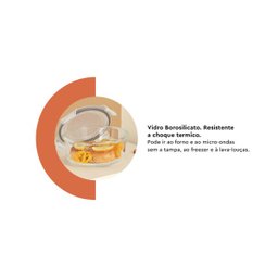 POTE DE VIDRO REDONDO MARMITA HERMETICO 620ML LOCK&STOCK - 5
