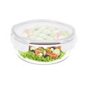 Ver imagem 1 de POTE DE VIDRO REDONDO MARMITA HERMETICO 400ML LOCK&STOCK